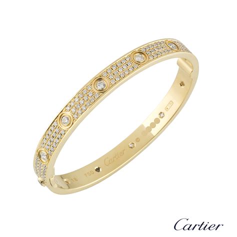 love bracelet diamond cartier|cartier love bracelet full diamonds.